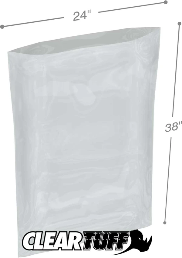 24 x 38 3 mil Poly Bags