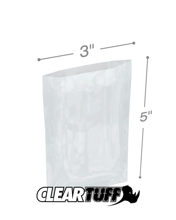 3 x 5 3 mil Poly Bags