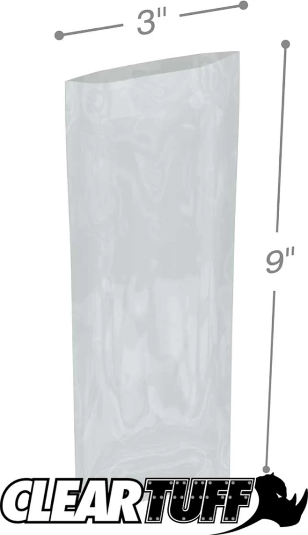3 x 9 2 mil Poly Bags