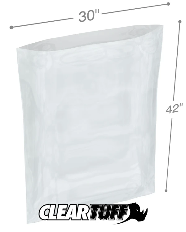 30 x 42 1 mil Poly Bags