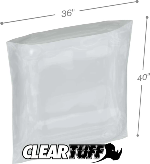 36 x 40 2 mil Poly Bags