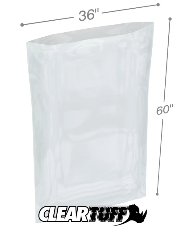 36 x 60 2 mil Poly Bags