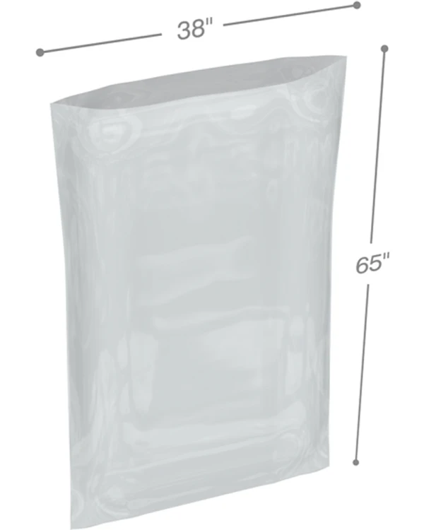 38x65 4 mil flat poly bag
