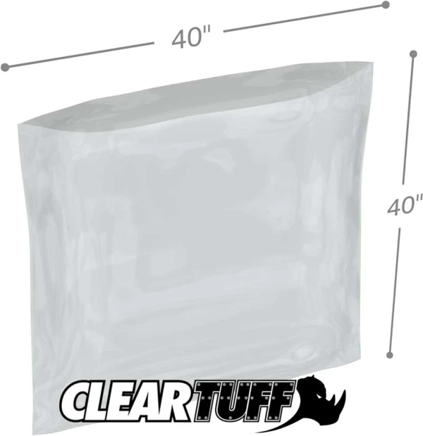 40 x 40 2 mil Poly Bags