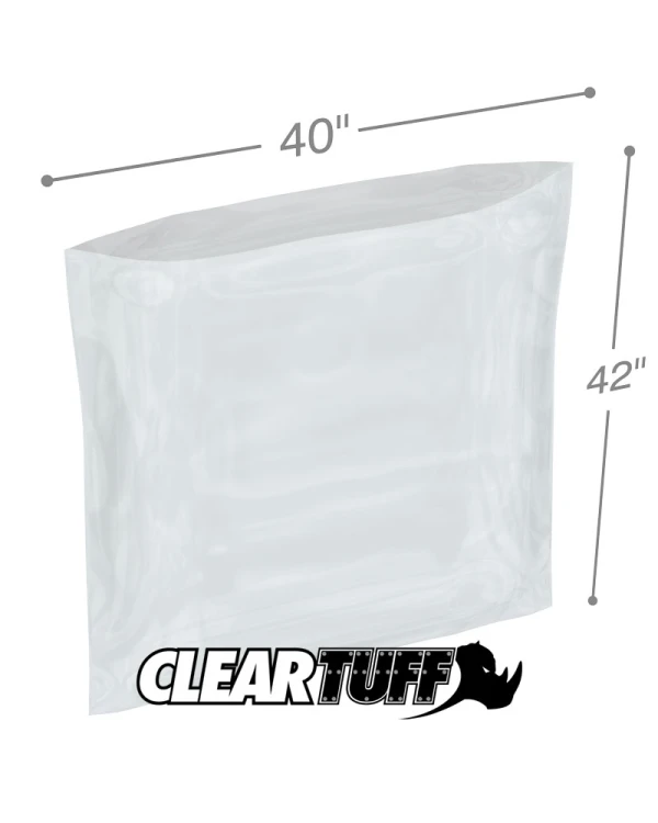 Clear 40 x 42 4 mil Poly Bags