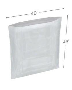 40" x 46" 1 Mil Flat Poly Bags