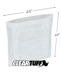 44" x 48" 1 Mil Flat Poly Bags