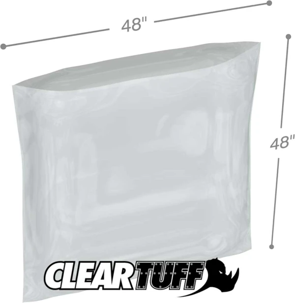 48 x 48 6 mil Poly Bags