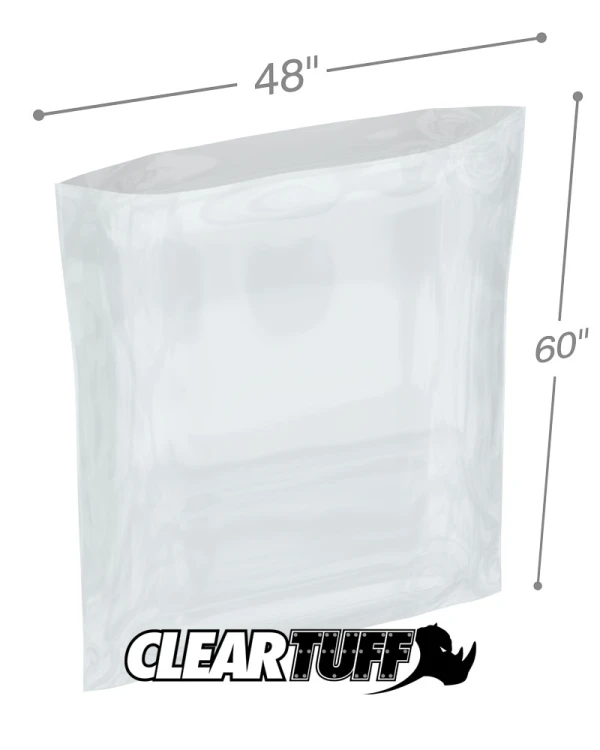 48 x 60 3 mil Poly Bags