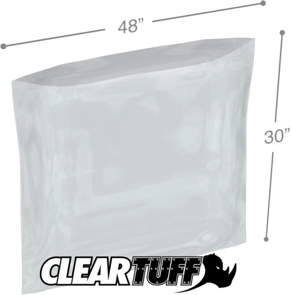 Clear 48 x 30 2 Mil Poly Bags