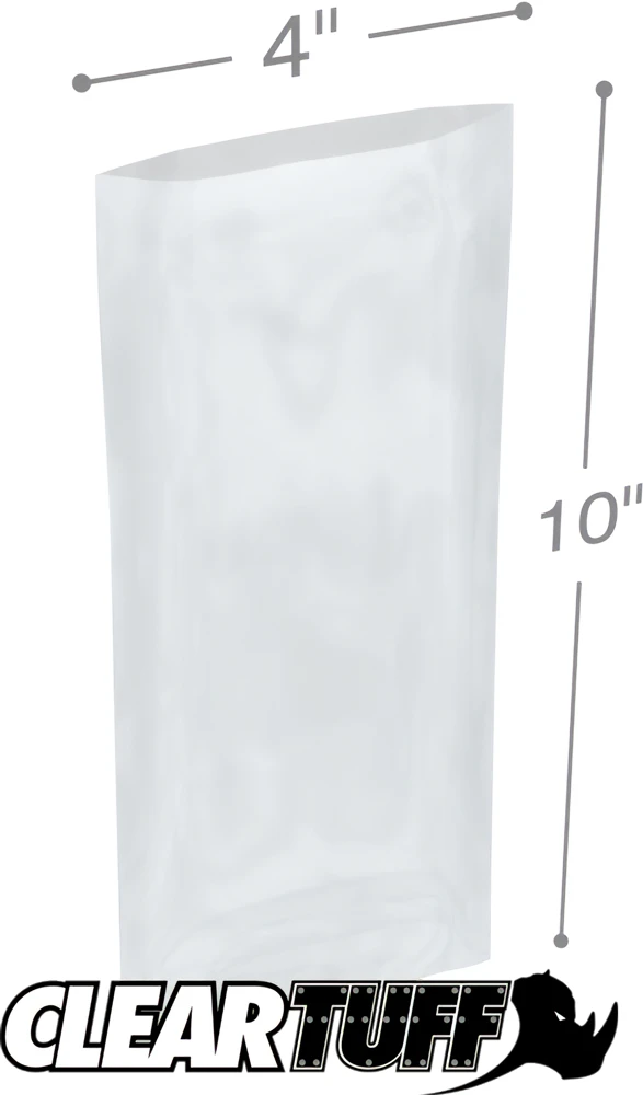 4 x 10 2 mil Poly Bags