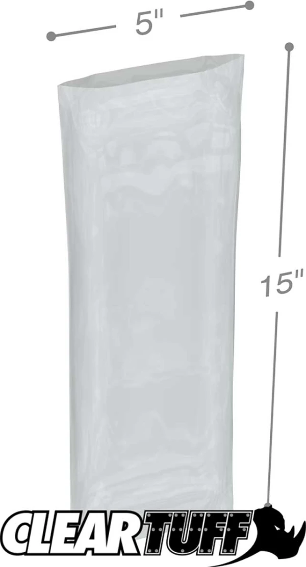 5 x 15 4 mil Poly Bags