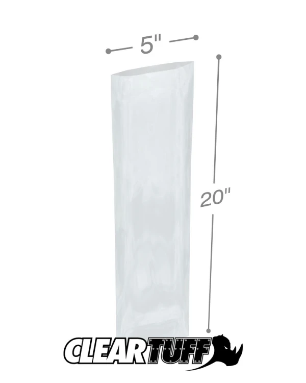 5 x 20 1 mil Poly Bags