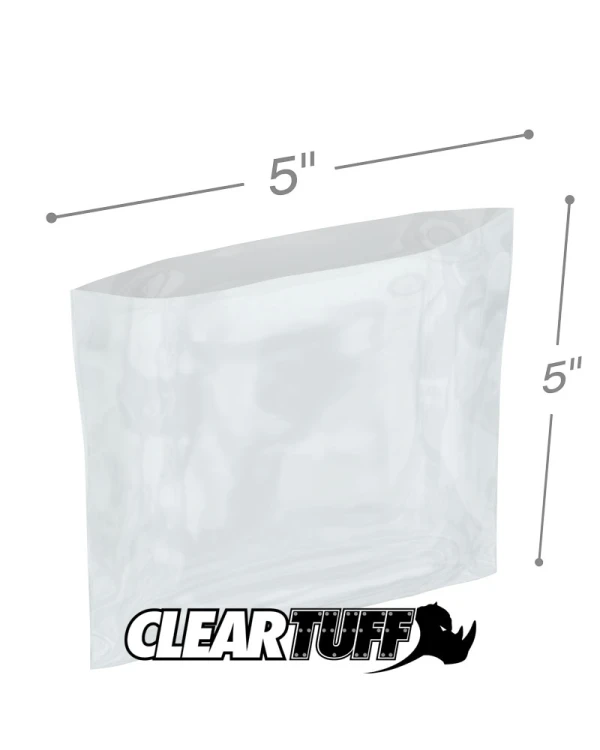 5 x 5 1 mil Poly Bags