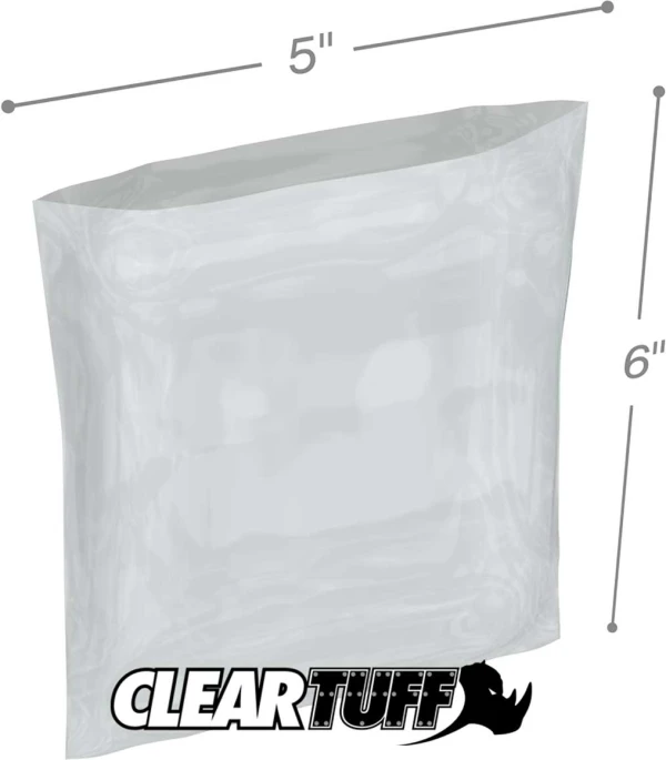 5 x 6 6 mil Poly Bags