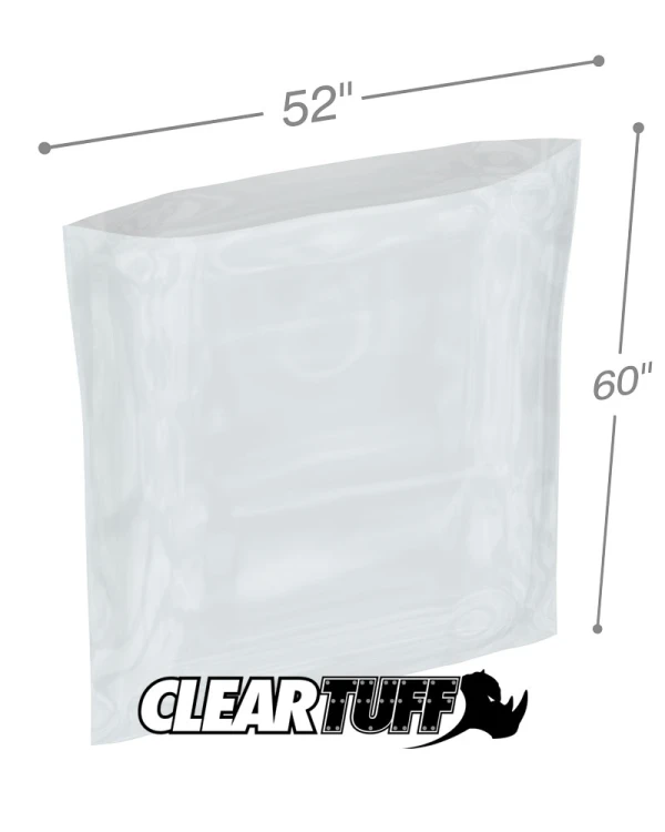 52 x 60 2 mil Poly Bags
