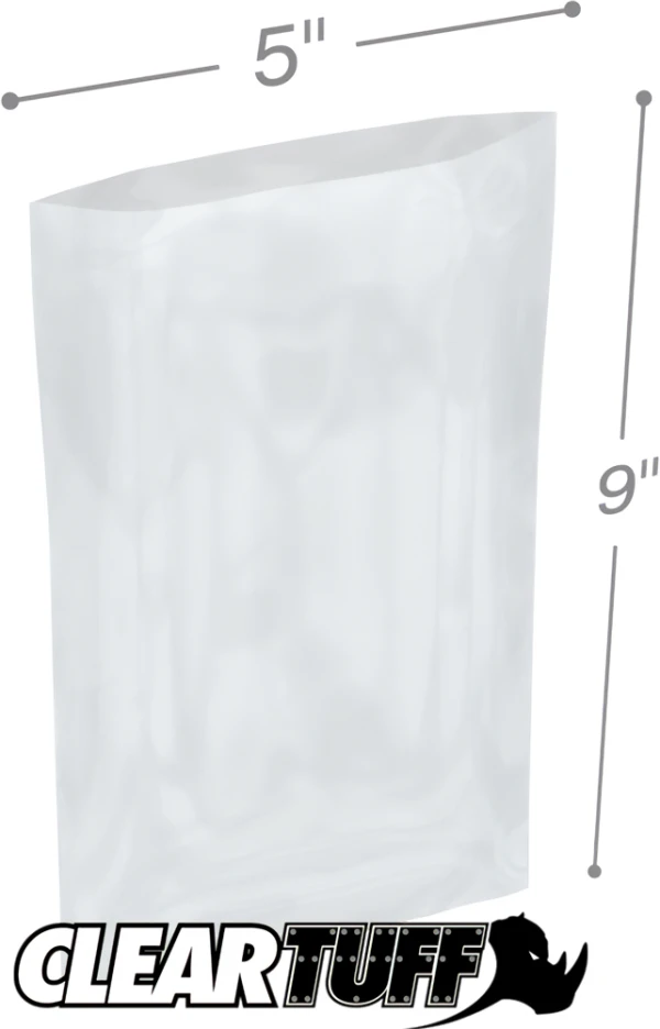 5 x 9 2 mil Poly Bags