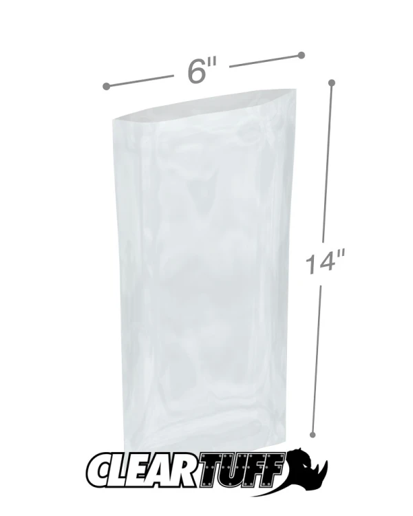 6 x 14 1 mil Poly Bags