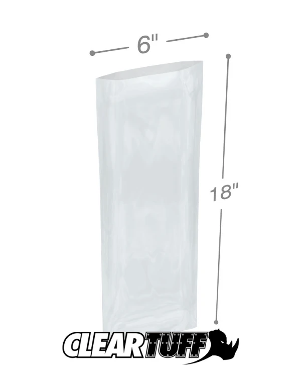 6 x 18 1.5 mil Poly Bags