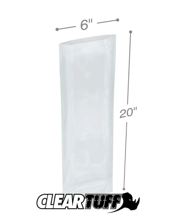 6 x 20 1 mil Poly Bags