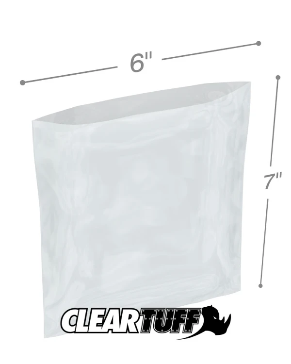 6 x 7 3 mil Poly Bags
