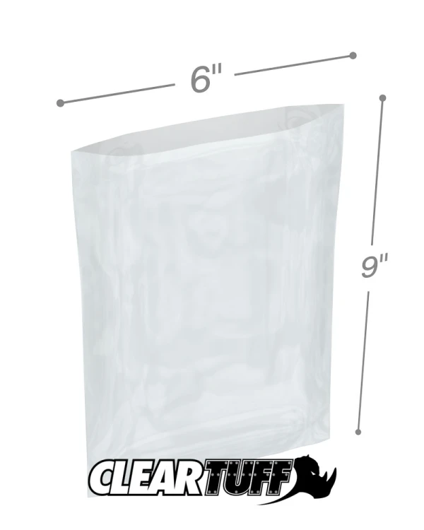 6 x 9 1 mil Poly Bags
