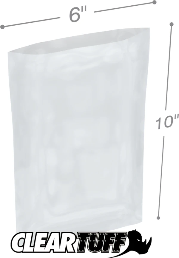 6 x 10 2 mil Poly Bags