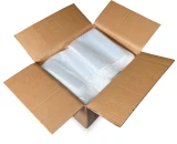 Case of 6 x 3 x 18 .002 Plastic Gusseted Bags