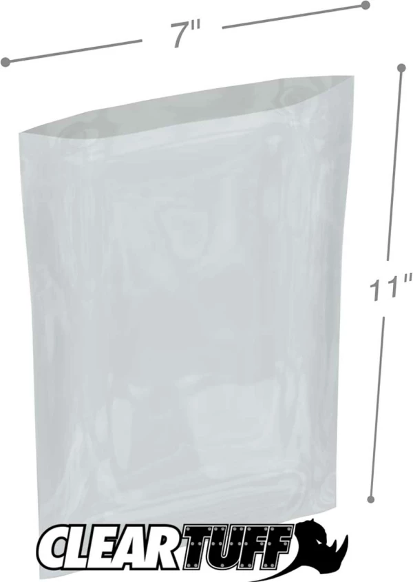 10 x 13 Clear Plastic Self Seal Poly Bags 1.5 Mil | Shop4Mailers