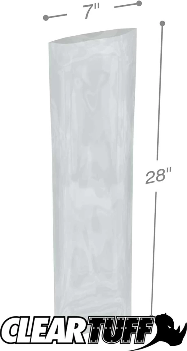 7 x 28 3 mil Poly Bags