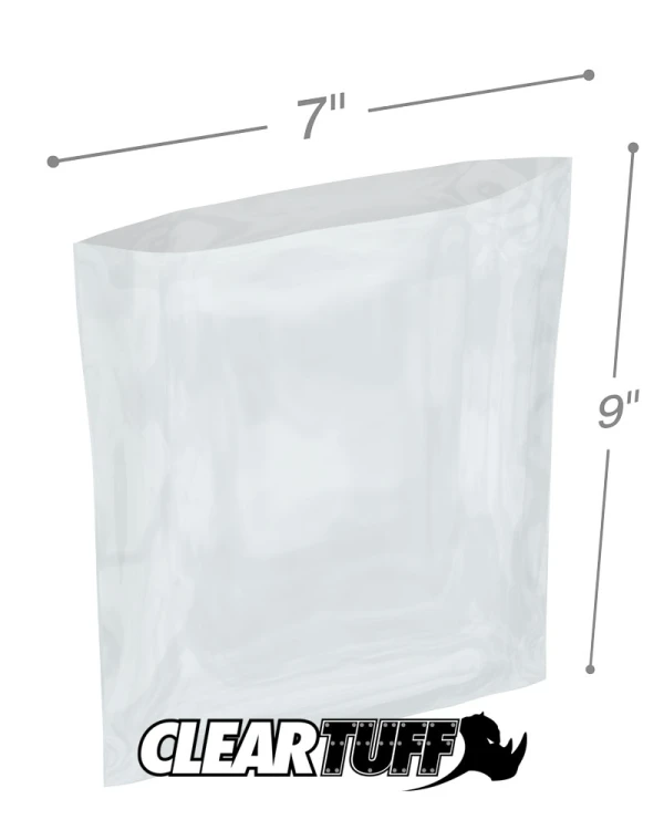 7 x 9 1 mil Poly Bags