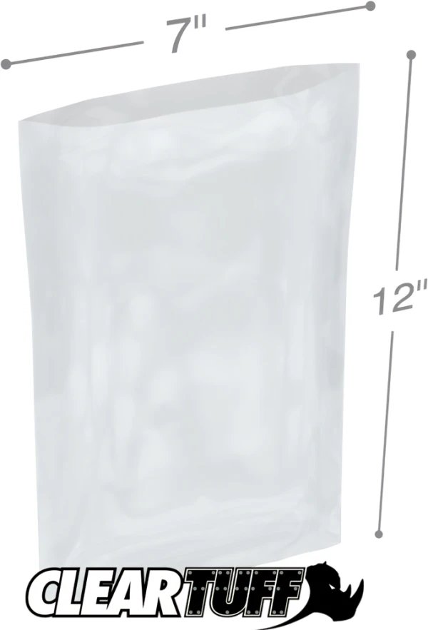7 x 12 2 mil Poly Bags