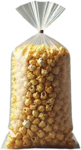 1.5 Mil 8 x 12 Kettle Corn Poly Bags