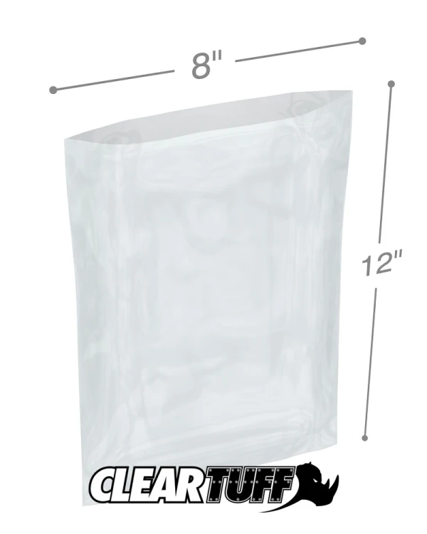 8 x 12 3 mil Poly Bags