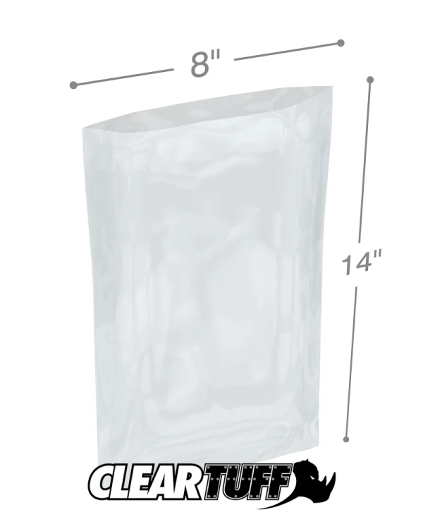 8 x 14 1 mil Poly Bags