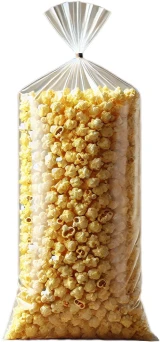 1.5 Mil 8 x 24 Kettle Corn Poly Bags