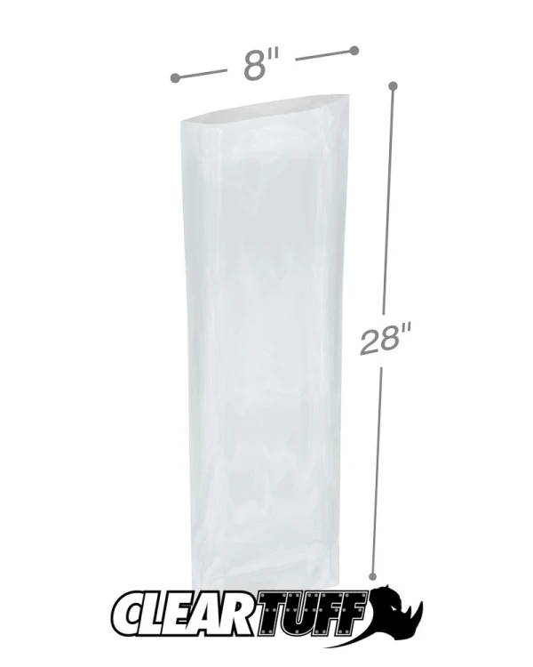 8 x 28 4 mil Poly Bags