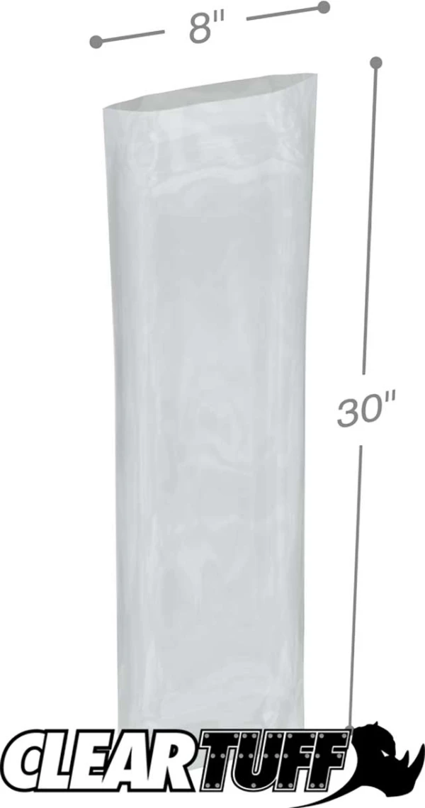 8 x 30 4 mil Poly Bags