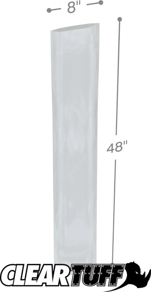 8 x 48 2 mil Poly Bags