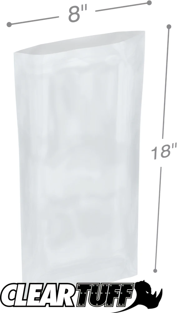 8 x 18 2 mil Poly Bags