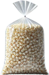 1.5 Mil 9 x 16 Kettle Corn Poly Bags