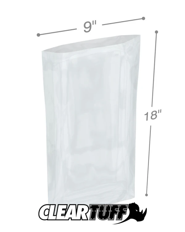 9 x 18 1 mil Poly Bags