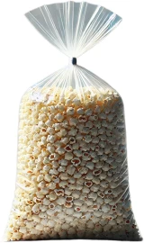 1.5 Mil 9 x 24 Kettle Corn Poly Bags