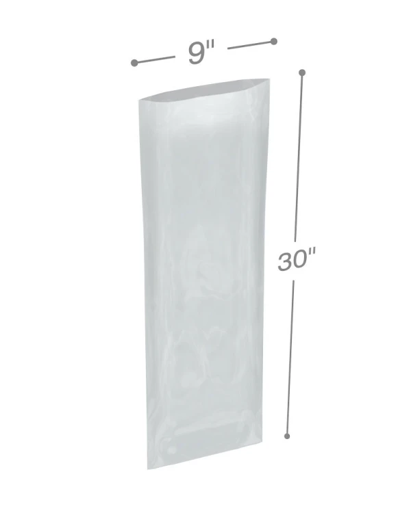Clear 9 x 30 3 mil Poly Bags