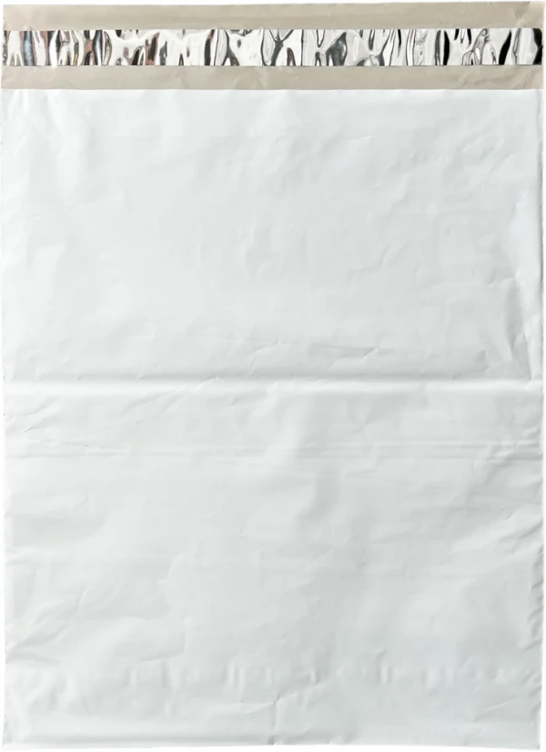 Back of 12 x 15.5 Poly Mailers - Non-Perforated