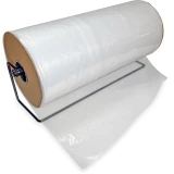 24 x 1475 2 Mil Clear Poly Tubing on Roll Dispensing