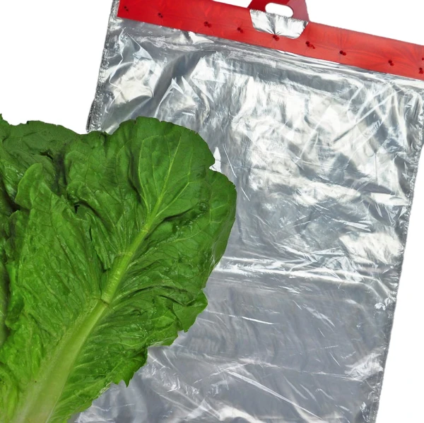 12 x 17 + 2" Produce Bags on Plastic Header