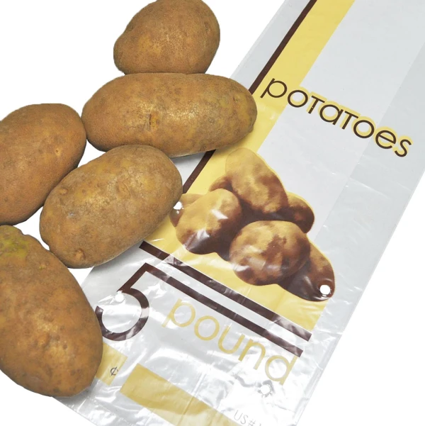 6 x 3.5 x 16.5 Printed 5lb Potato Bag