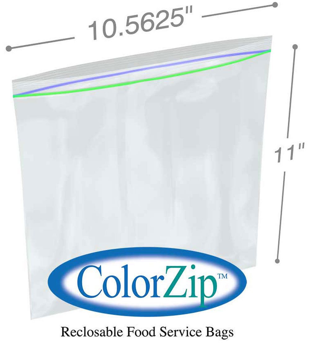 1 Gallon 10-1/2 x 11 2.7 Mil SliderGrip Zipper Bags