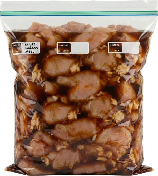 Double Zip Closure 2 Gallon Food Storage Bags by MiniGrip ColorZip